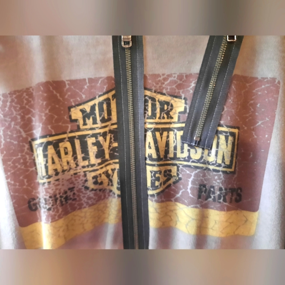 Harley Davidson zipper hoodie, 2 xl